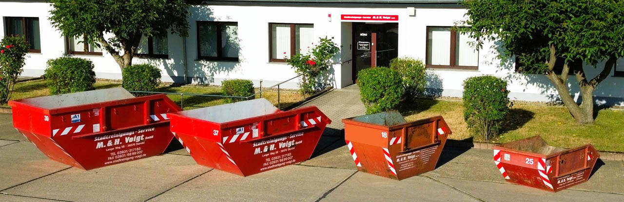 Containerdienst in Stendal